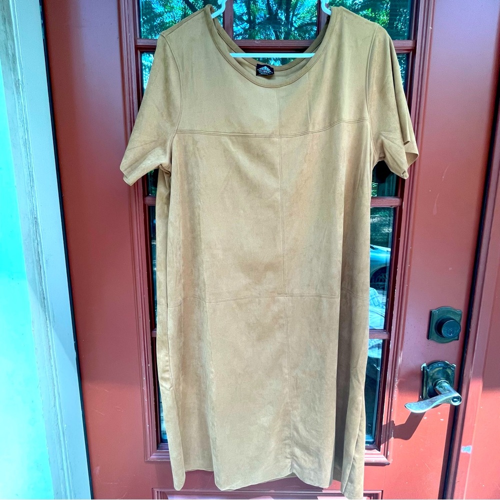 Calstyle women's Sued Dress Large